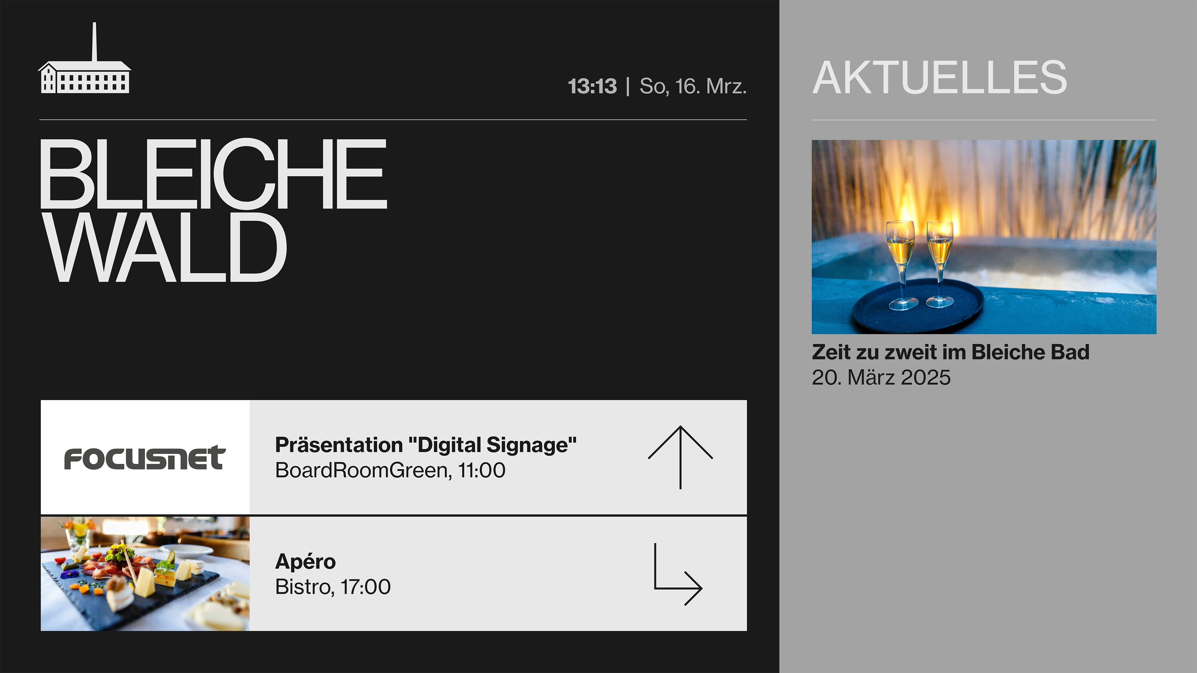 Digitales Leitsystem / Digitale Türschilder