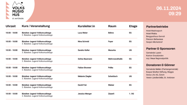 Infobildschirm